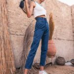 Mom Fit Shade Dark Blue